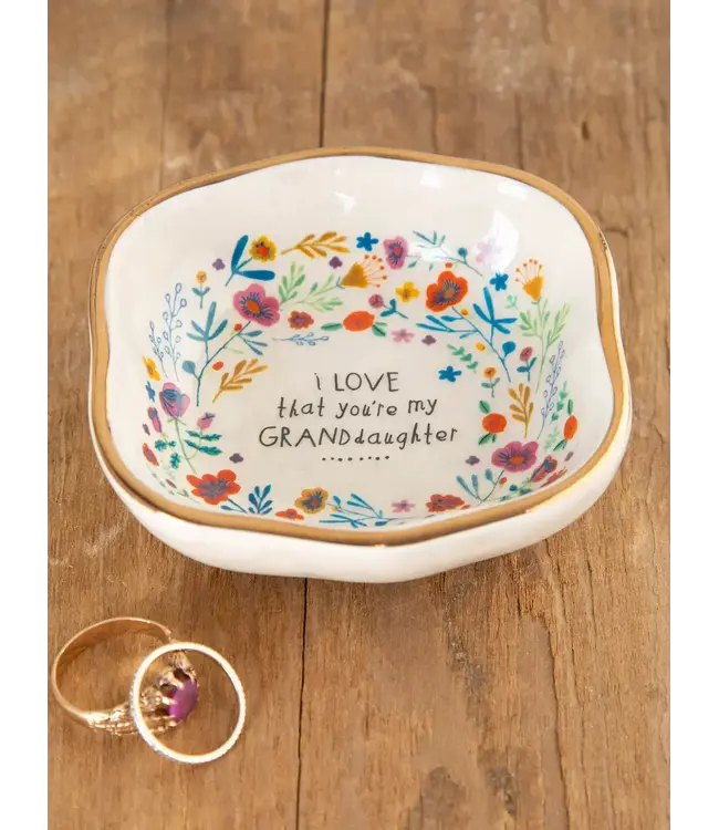 Natural Life Antiqued Trinket Bowl