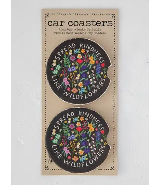Natural Life Car Coasters Set