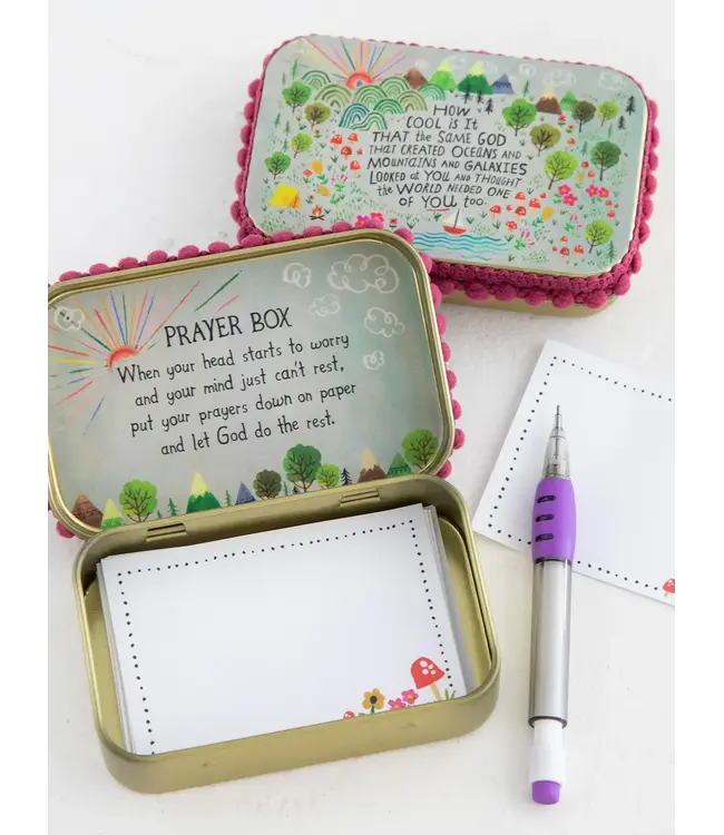 Natural Life Tin Prayer Box