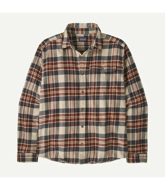 Patagonia Men's L/S Cotton in Conversion LW Fjord Flannel Shirt