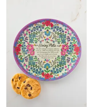 Natural Life Melamine Giving Plate