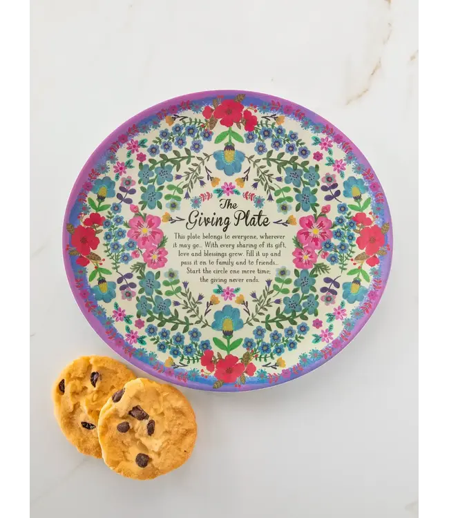 Natural Life Melamine Giving Plate