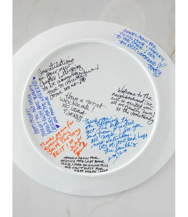 Natural Life Melamine Giving Plate