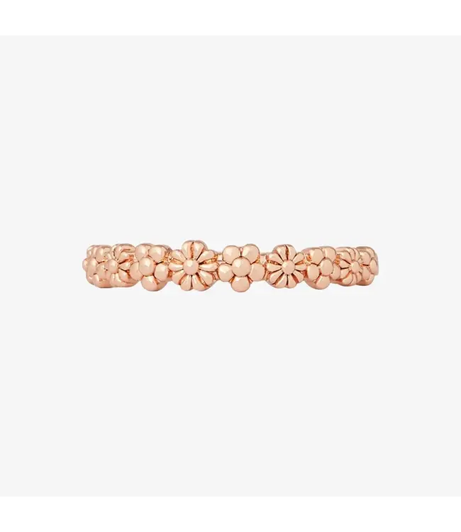 Pura Vida Floral Stacking Ring