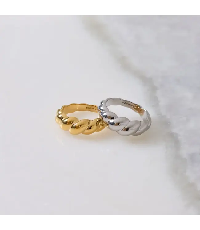 Pura Vida Twisted Dome Ring