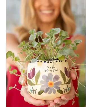 Natural Life Give Happy Planter