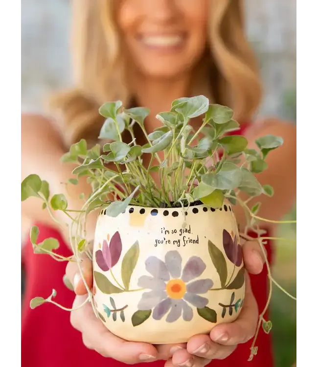 Natural Life Give Happy Planter
