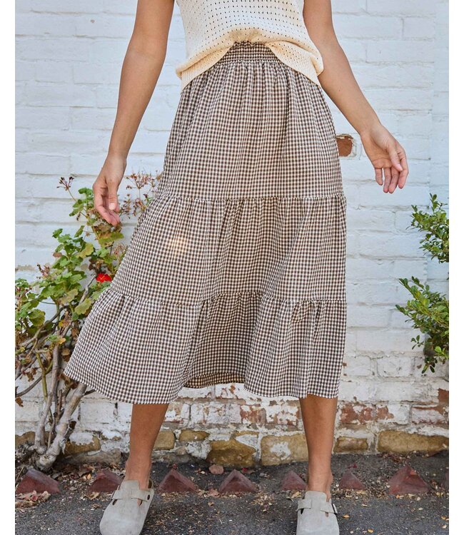 Toad&Co Sunkissed Tiered Midi Skirt