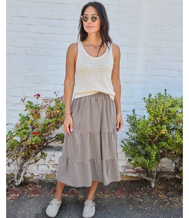 Toad&Co Sunkissed Tiered Midi Skirt