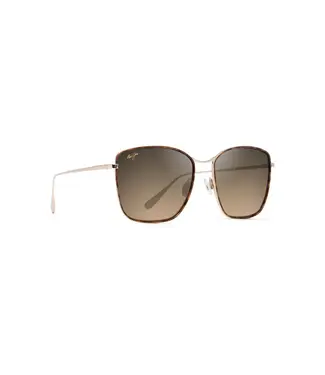 Maui Jim Tiger Lilly Dark Tortoise with Gold w/ HCL Bronze