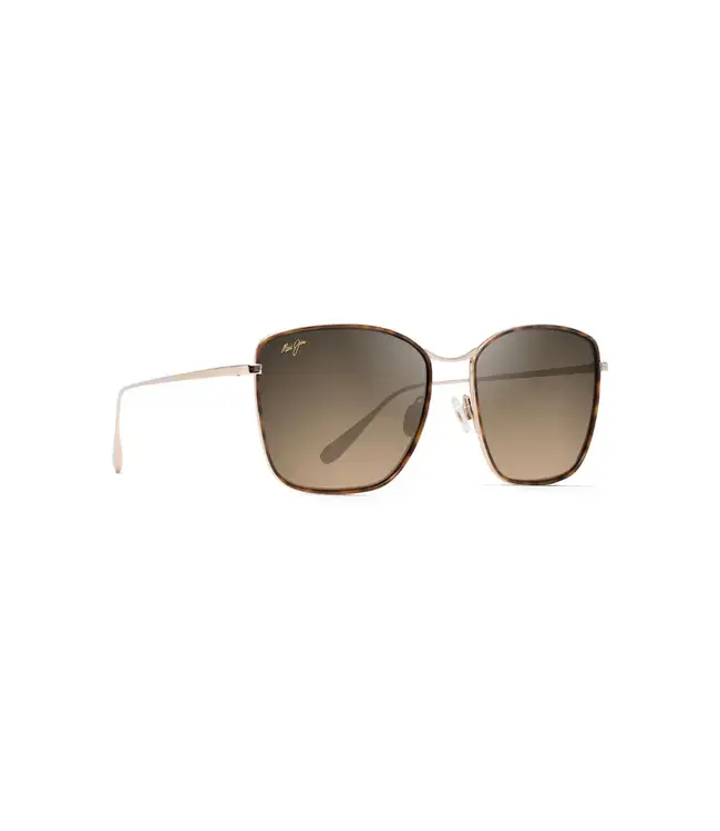 Maui Jim Tiger Lilly Dark Tortoise with Gold w/ HCL Bronze