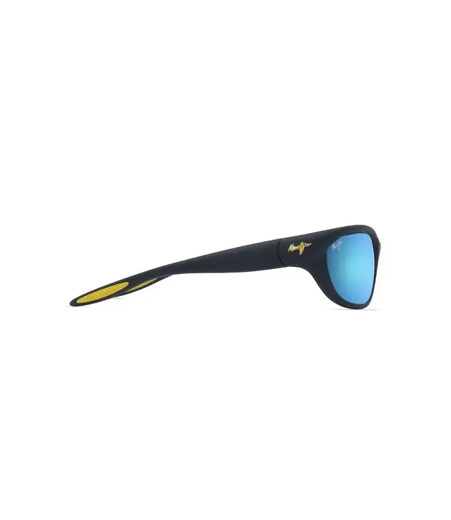 Maui Jim Haulani Matte Dark Blue with Yellow w/Blue Hawaii