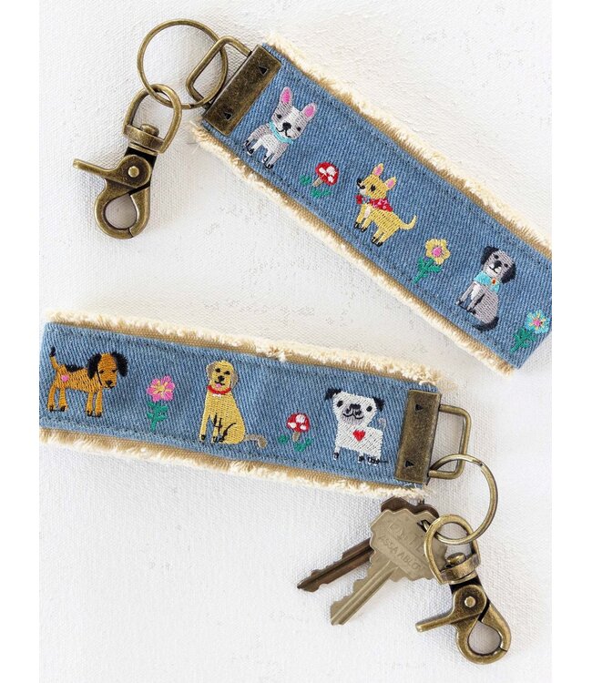 Natural Life Embroidered Key Chain