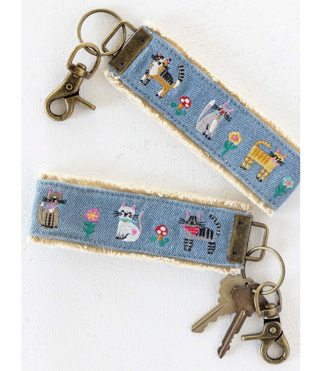 Natural Life Embroidered Key Chain