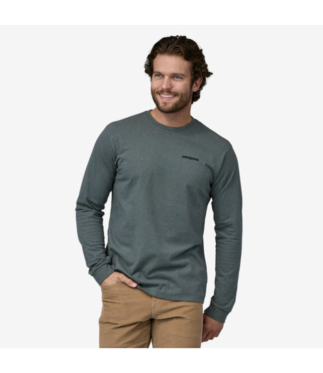 Patagonia M's L/S P-6 Logo Responsibili-Tee