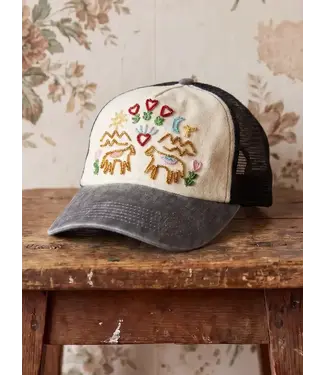 Natural Life Beaded Trucker Hat