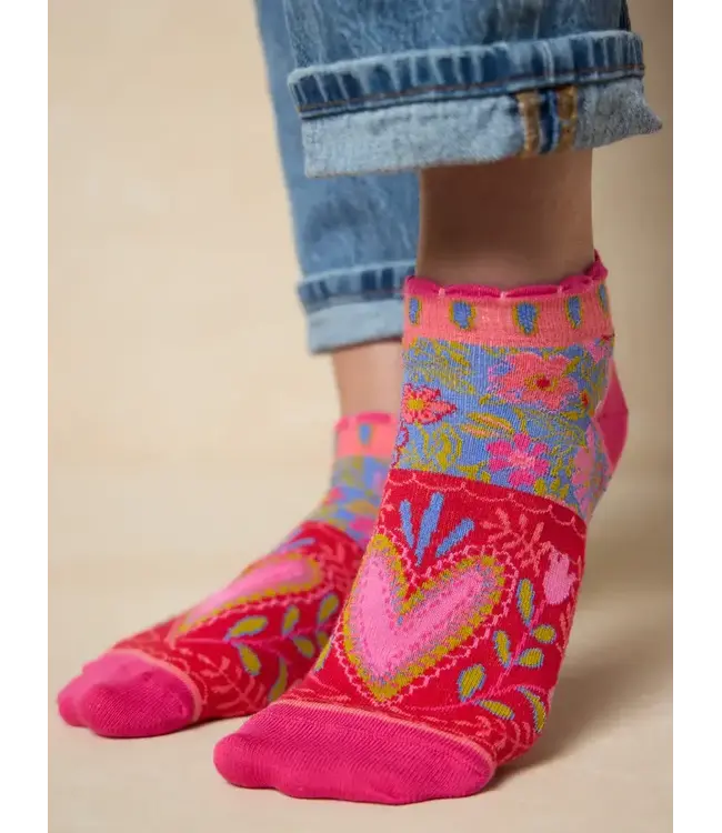 Natural Life Boho Ankle Socks, Set of 3