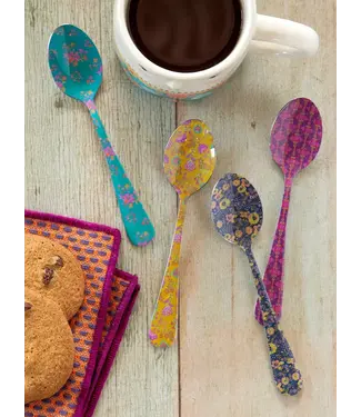 Natural Life Ditsy Teaspoons, Set of 4