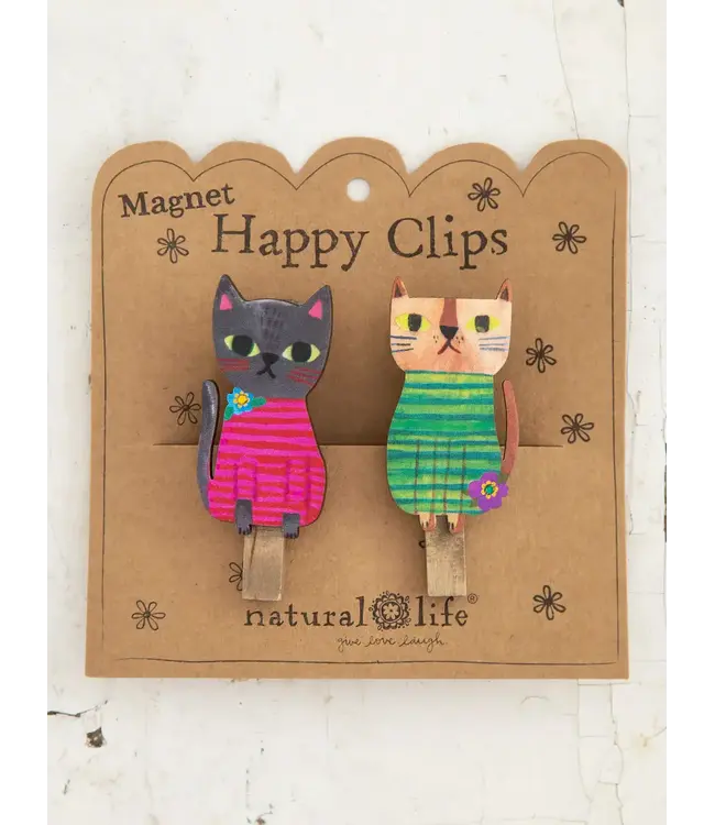 Natural Life Magnet Happy Clips Set of 2