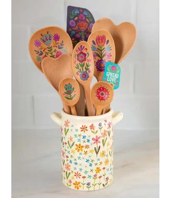 Natural Life Utensil Crock