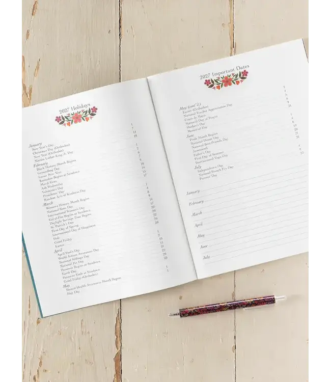 Natural Life 26/27 Academic Planner