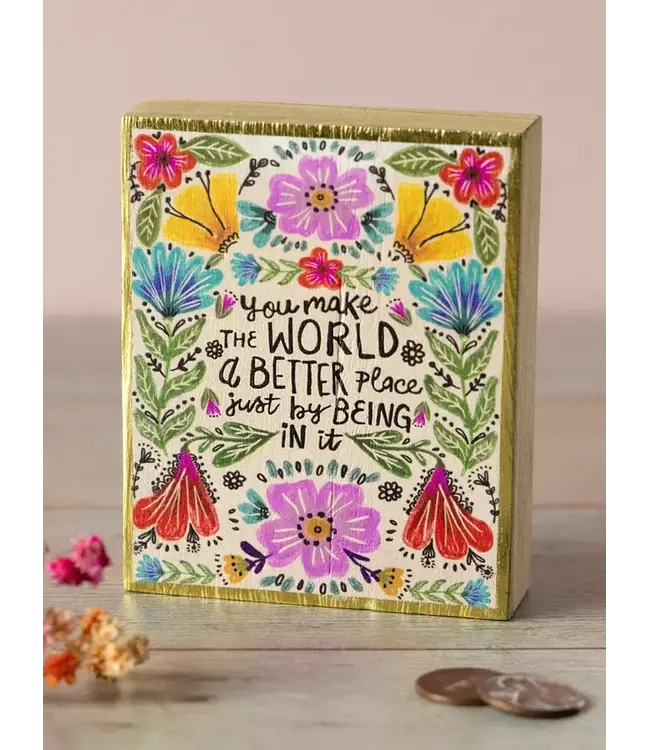 Natural Life Tiny Block Keepsake