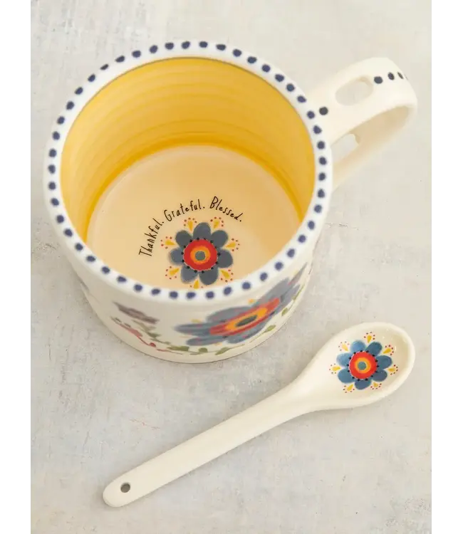 Natural Life Hazel Mug & Spoon
