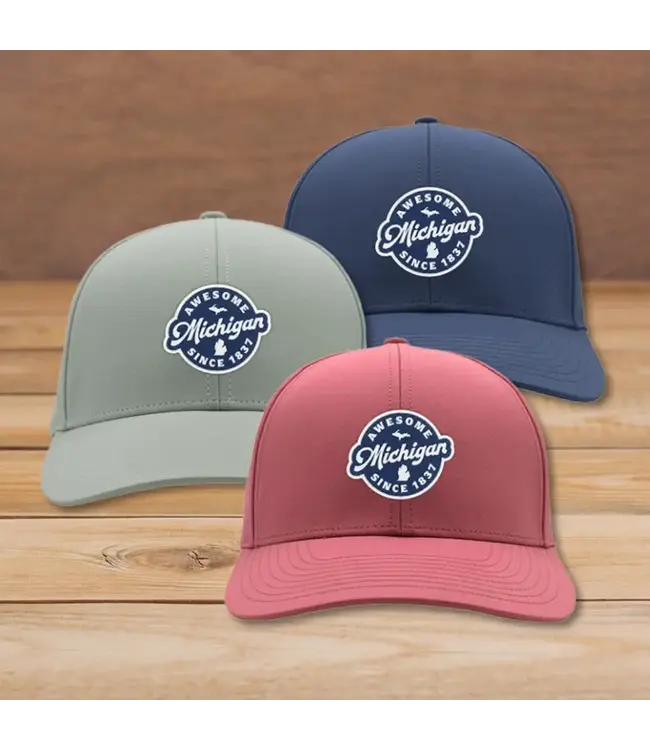 Michigan Awesome Awesome Since 1837 Patch Hat