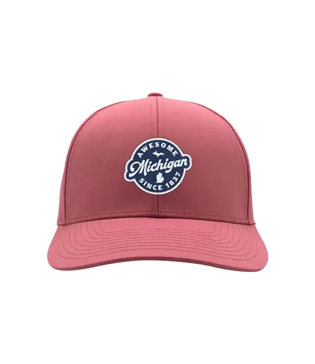 Michigan Awesome Awesome Since 1837 Patch Hat