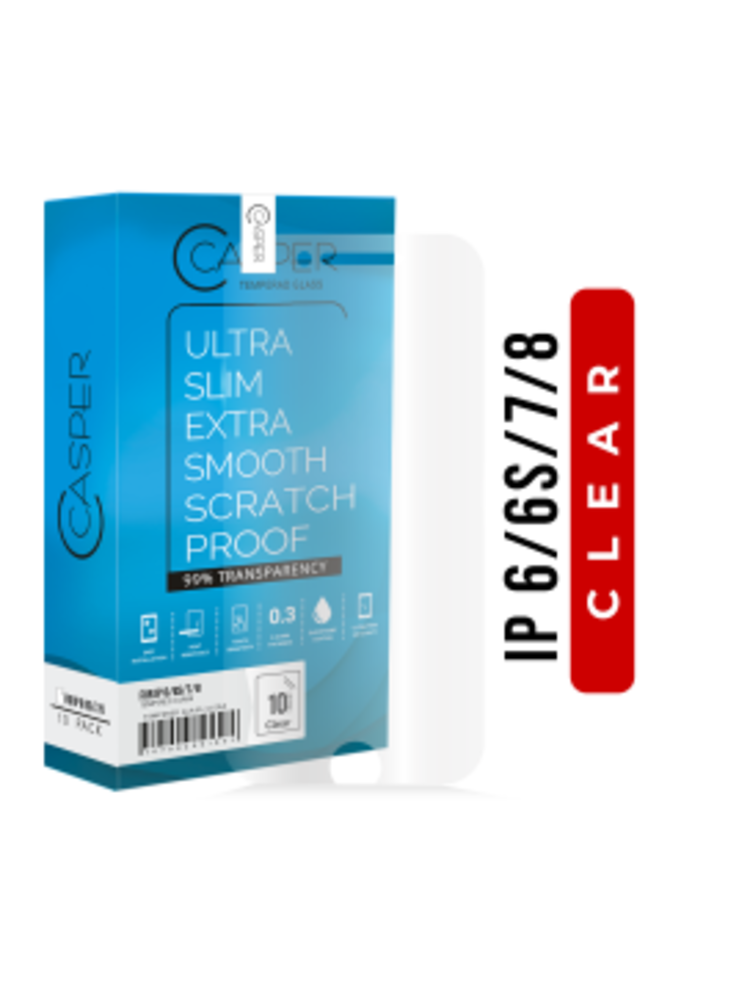 Casper iPhone 6/6s/7/8 Tempered Glass Screen Protector Clear
