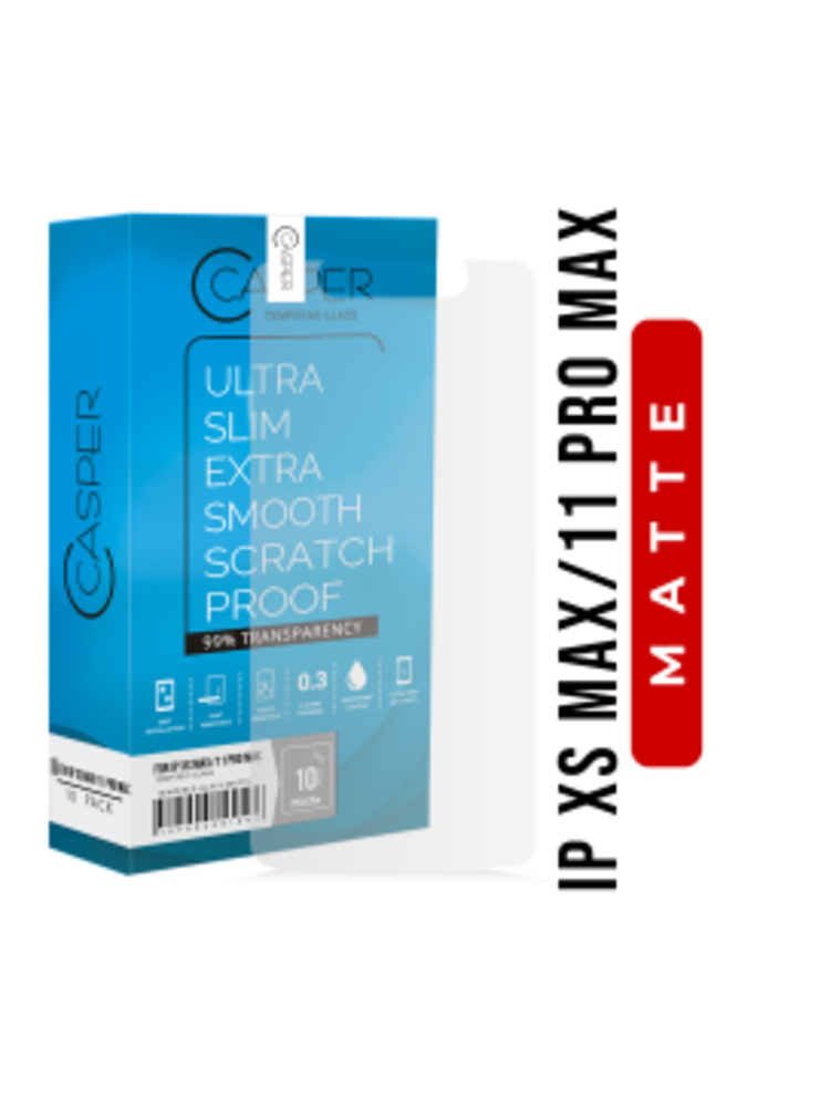 Casper iPhone Xs Max/11 Pro Max Tempered Glass Screen Protector Matte