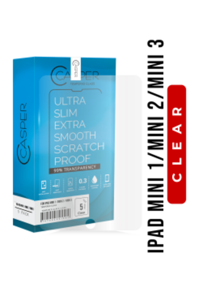 Casper iPad Mini 1/2/3 Tempered Glass Screen Protector Clear