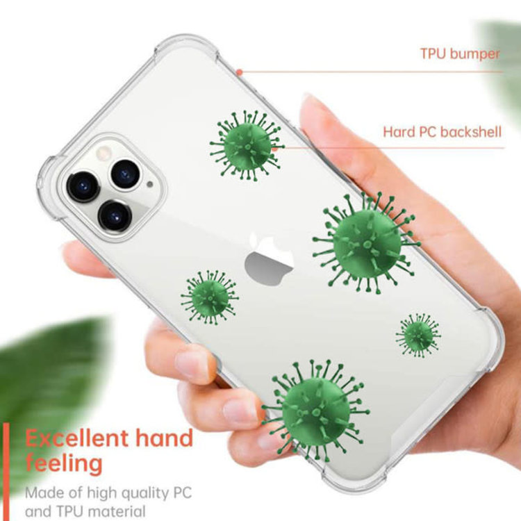 Blu Element Antimicrobial DropZone Rugged Case iPhone 12/12 Pro Clear