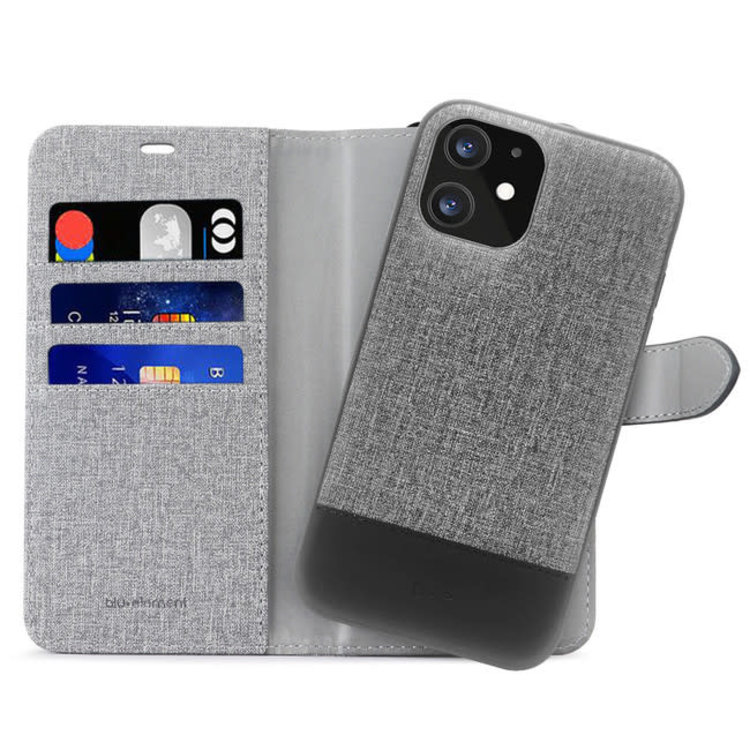 Blu Element 2 in 1 Folio iPhone 12 mini Gray/Black