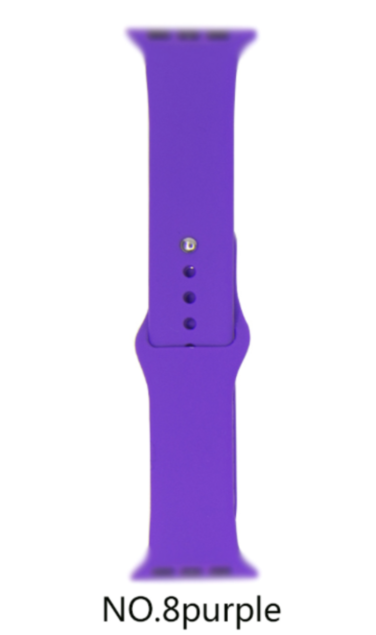 Silicone band for Apple Watch #8 Purple 42/44mm S/M