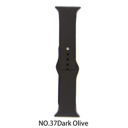 Silicone band for Apple Watch #37 Dark Olive 42/44mm S/M