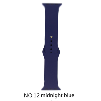 Silicone Band for Apple Watch #12 Midnight Blue 42/44mm M/L
