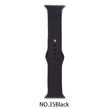 Silicone band for Apple Watch  #35 Black 42/44mm M/L