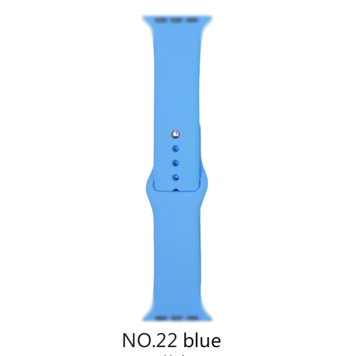 Silicone Band for Apple Watch #22 Blue 42/44mm M/L