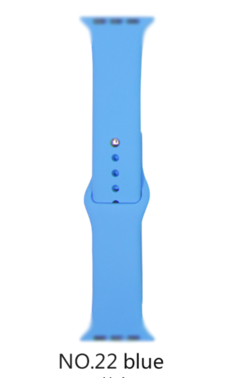 Silicone Band for Apple Watch #22 Blue 42/44mm M/L