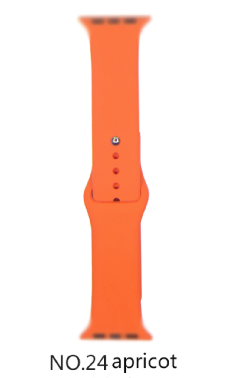 Silicone band for Apple Watch #24 Apricot 42/44mm M/L