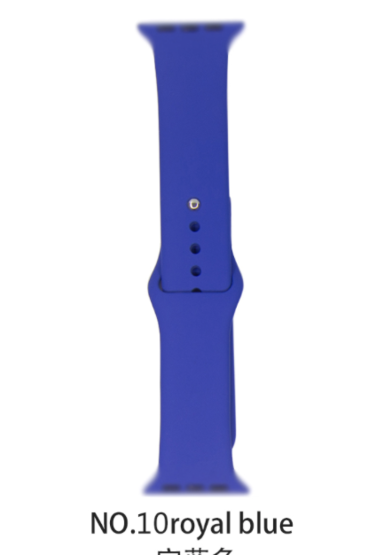 Silicone band for Apple Watch #10 Royal Blue 42/44mm S/M