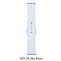 Silicone band for Apple Watch #26 Sky Blue 42/44mm M/L