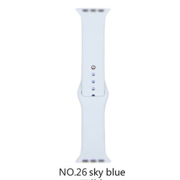 Silicone band for Apple Watch #26 Sky Blue 42/44mm M/L