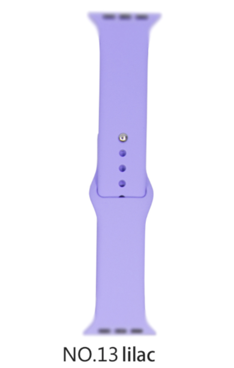 Silicone band for Apple Watch  #13 Lilac 42/44mm S/M