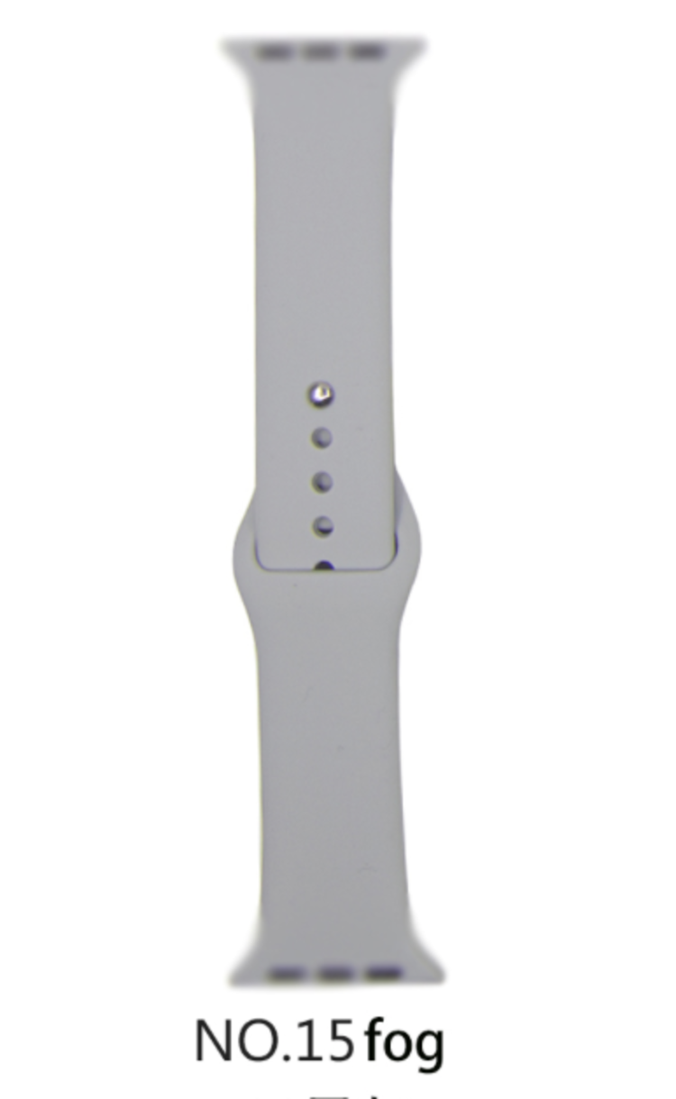 Silicone Band for Apple Watch #15 Fog 42/44mm S/M