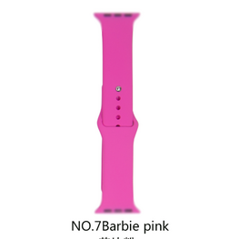 Silicone band for Apple Watch #7 Barbie Pink 42/44mm M/L