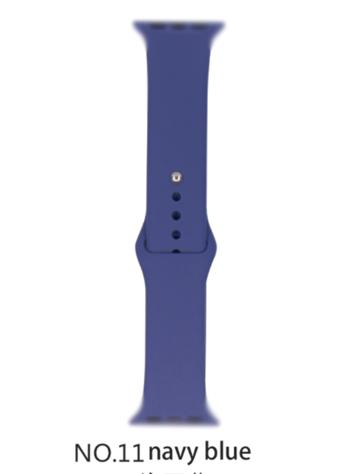 Silicone band for Apple Watch #11 Navy Blue 38/40mm M/L