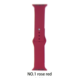 Silicone band for Apple Watch #1 Rose Red 38/40mm M/L