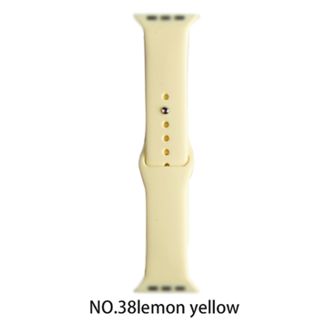 Silicone band for Apple Watch #38 Lemon Yellow 38/40mm M/L